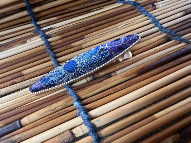 名家宋锦大柳叶夹