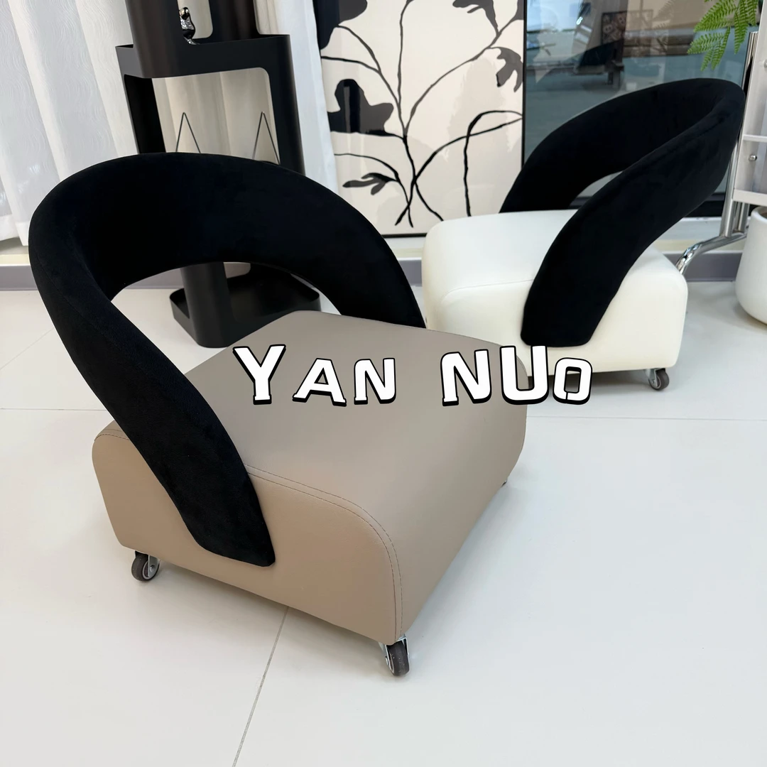 单人休闲溜溜矮凳北欧轻奢现代小户型客厅家用异形溜溜凳换鞋凳