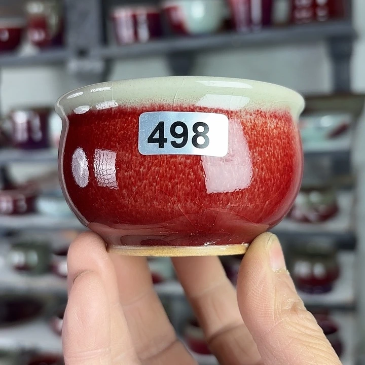498纯手工拉坯钧瓷原矿主人杯