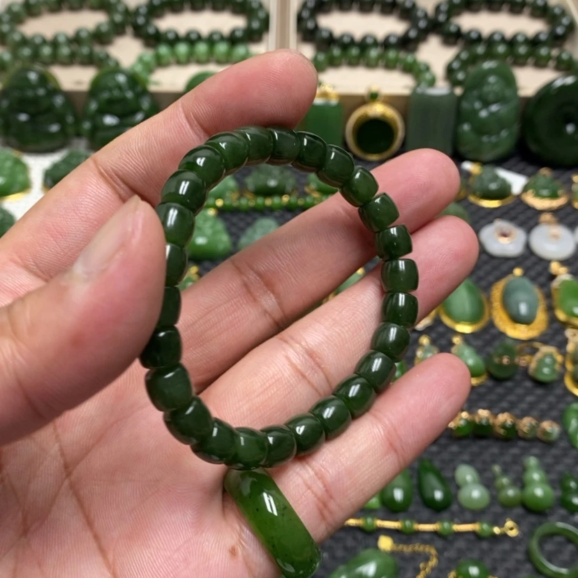 【闪购商品】手链未镶嵌和田玉（碧玉）