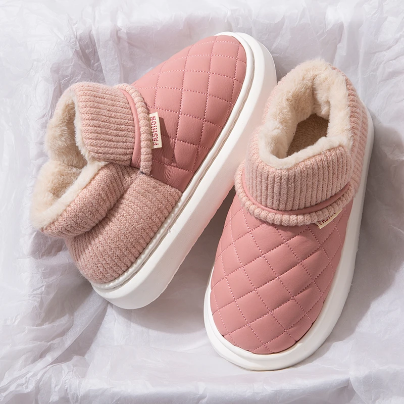 冬季棉鞋女款2025新款外穿加绒保暖不冻脚厚底防滑耐磨情侣棉鞋男