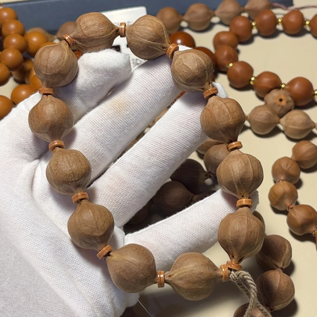 橄榄核手串/手链1.75四花原皮