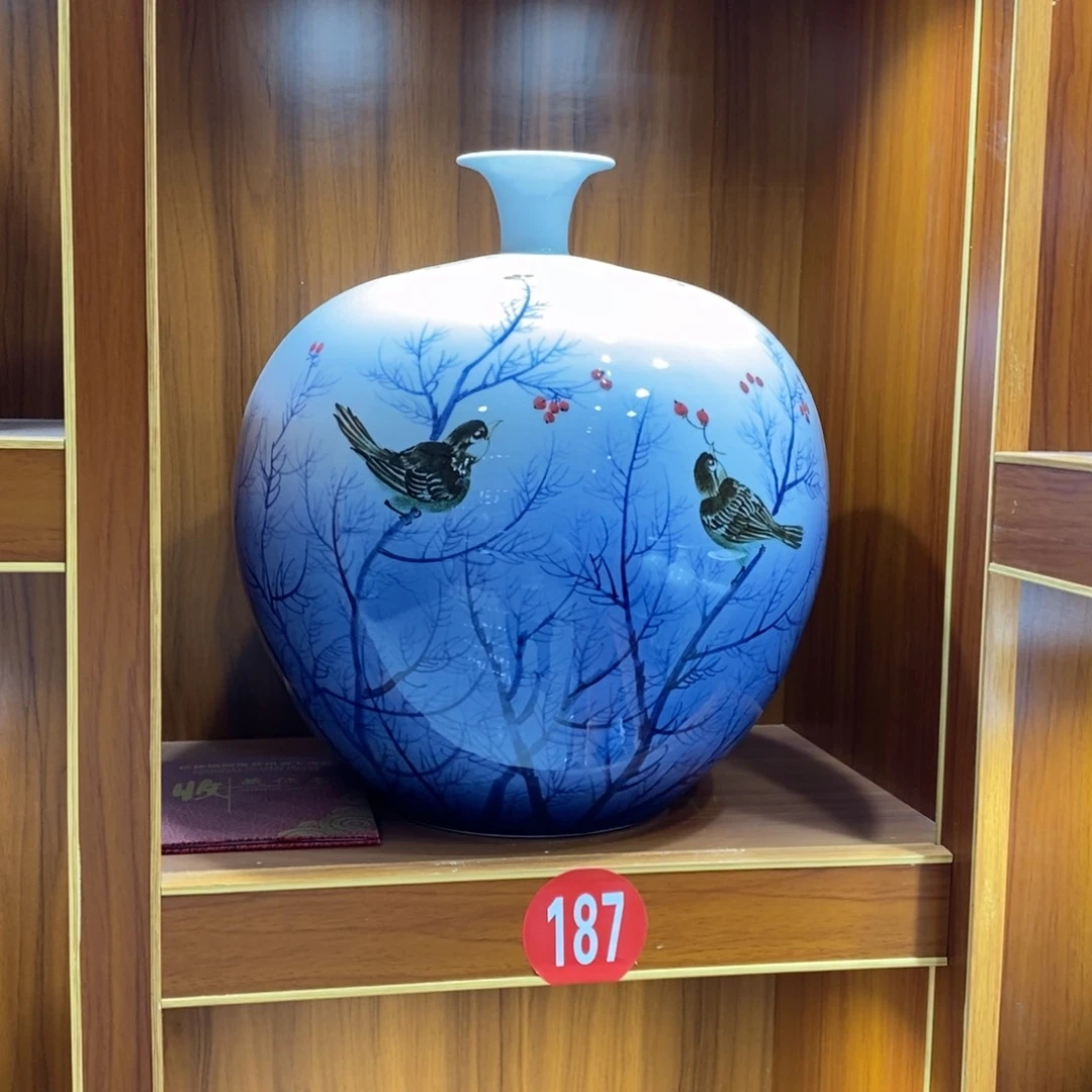 田***夫纯手工手绘陶瓷作品