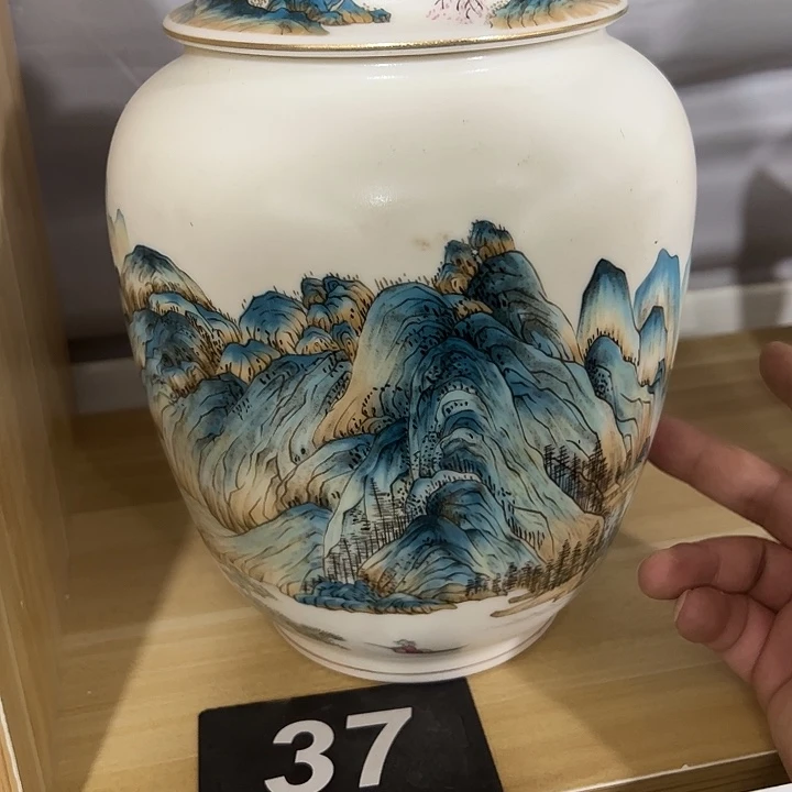 茶叶罐陶瓷家用储物罐瑕疵福利品介意勿拍