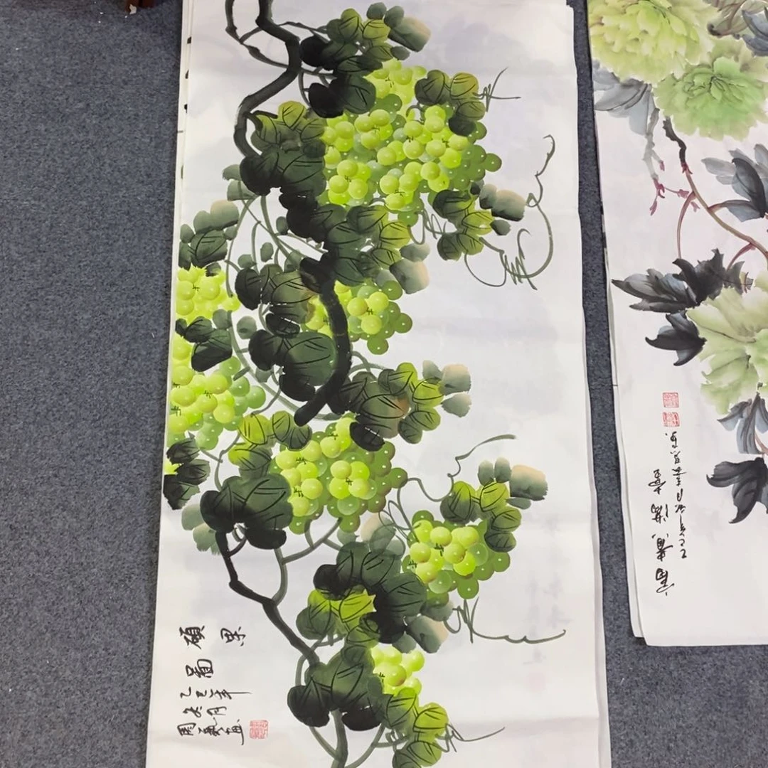 国画尺寸100✖️50三尺手绘画