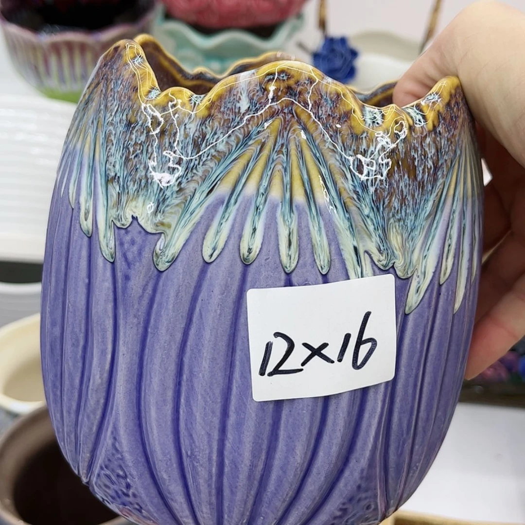 【闪购商品】陶瓷多肉绿植陶瓷花盆