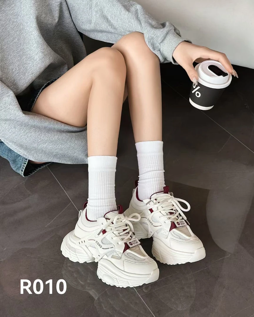 2025年春季新款时尚老爹鞋厚底休闲百搭老爹鞋