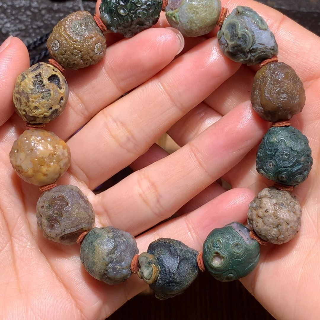 未镶嵌玛瑙/玉髓珠宝半成品