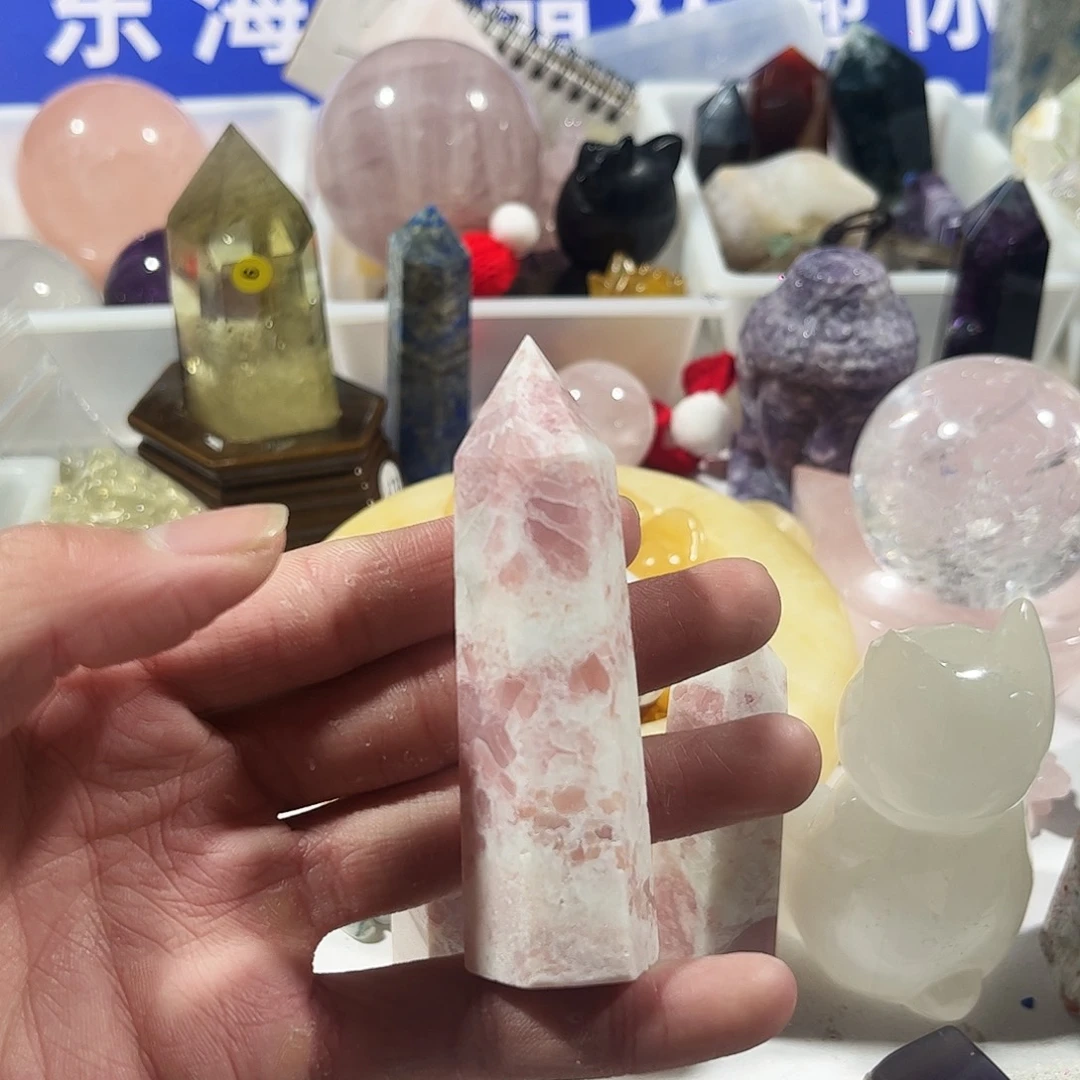 水晶天然水晶微瑕未镶嵌一**莓