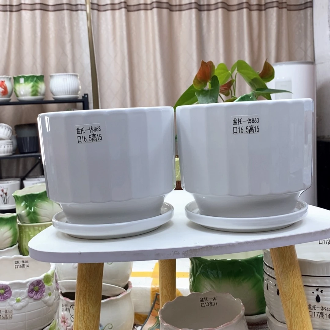 @夏西陶瓷花盆@@5863