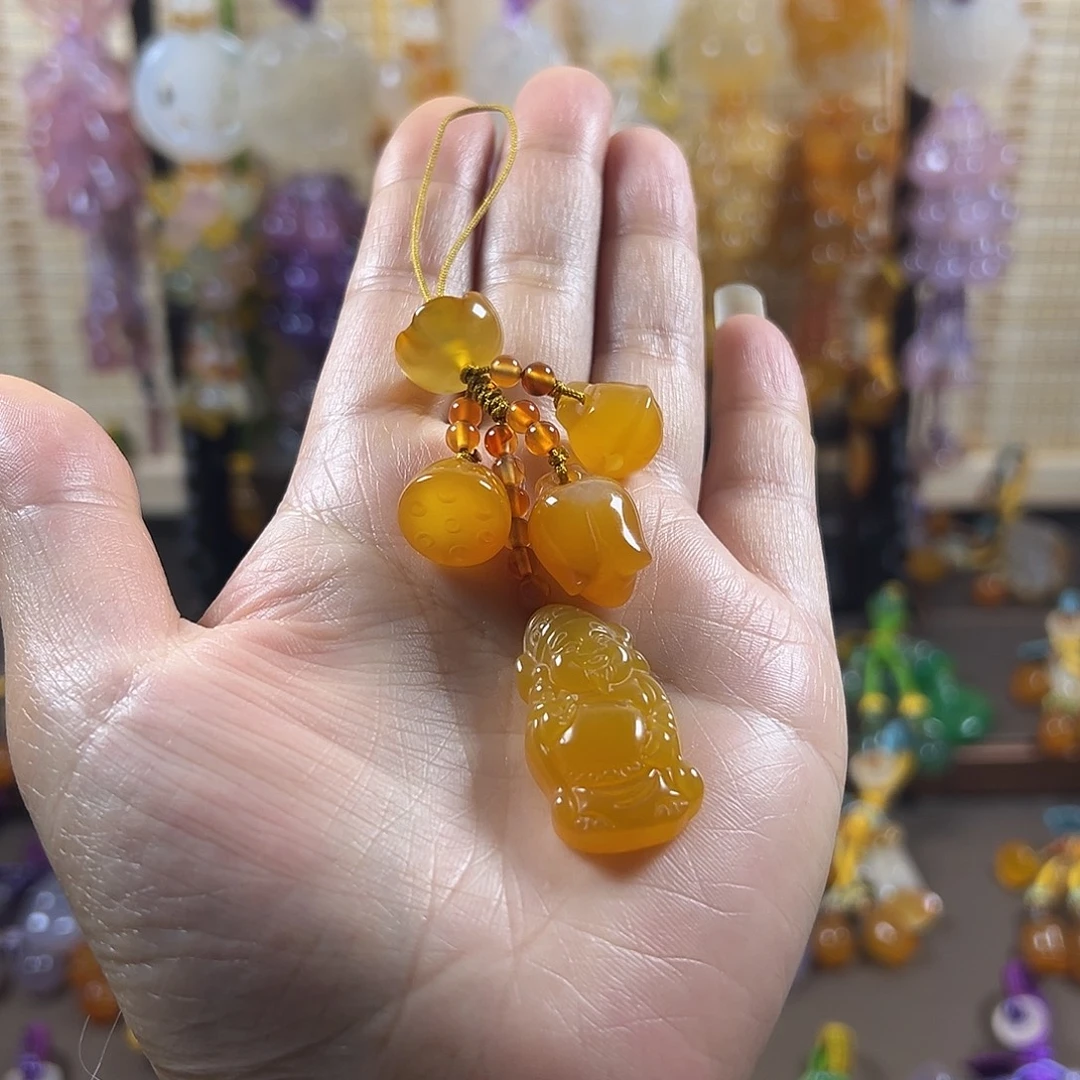 玛瑙/玉髓未镶嵌车挂