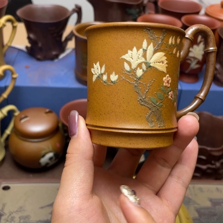 紫砂茶杯紫砂主人杯