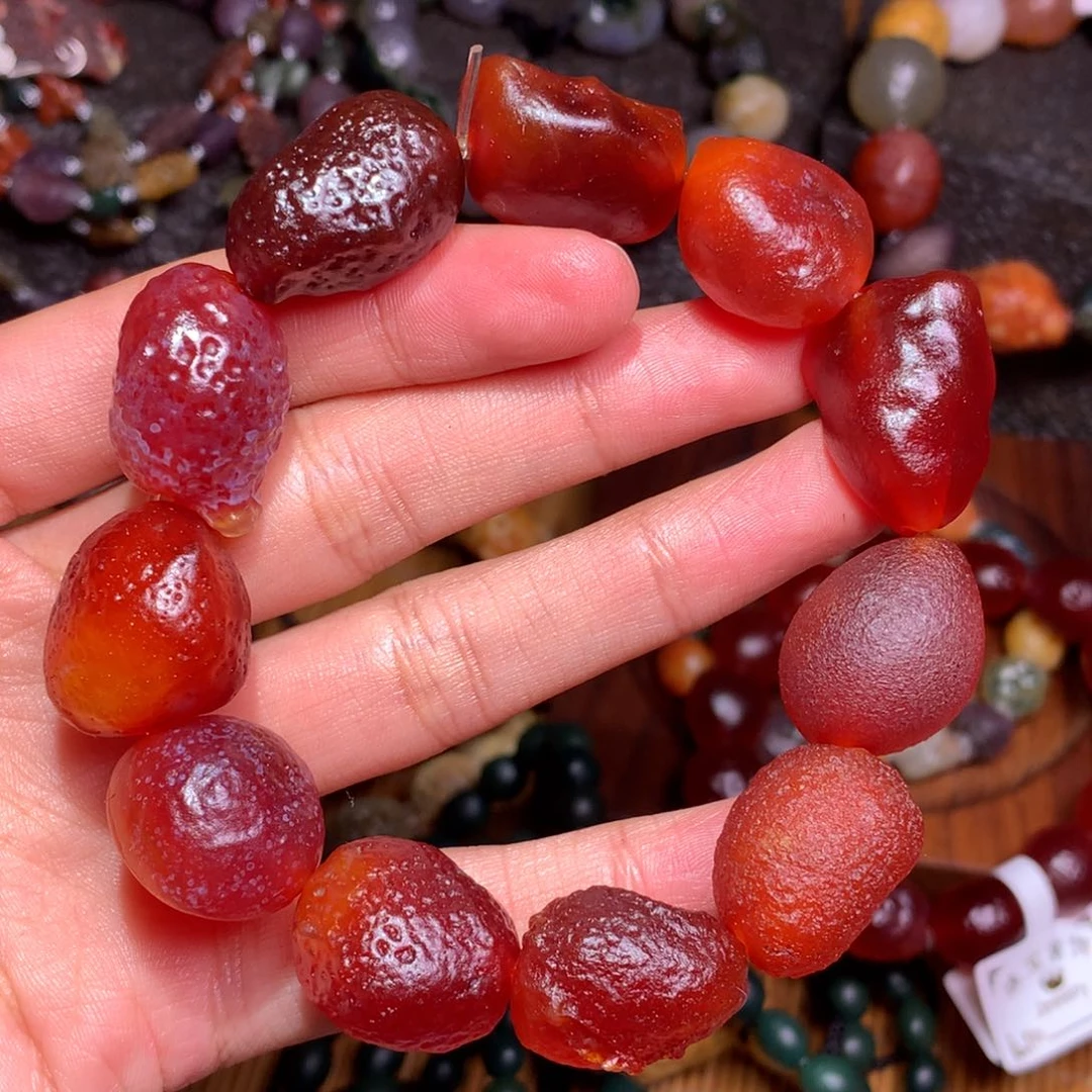 未镶嵌玛瑙/玉髓珠宝半成品