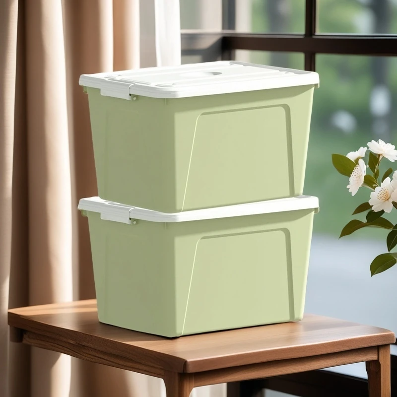 【2个储物箱】收纳箱整理箱整理盒大容量学生宿舍置物装书