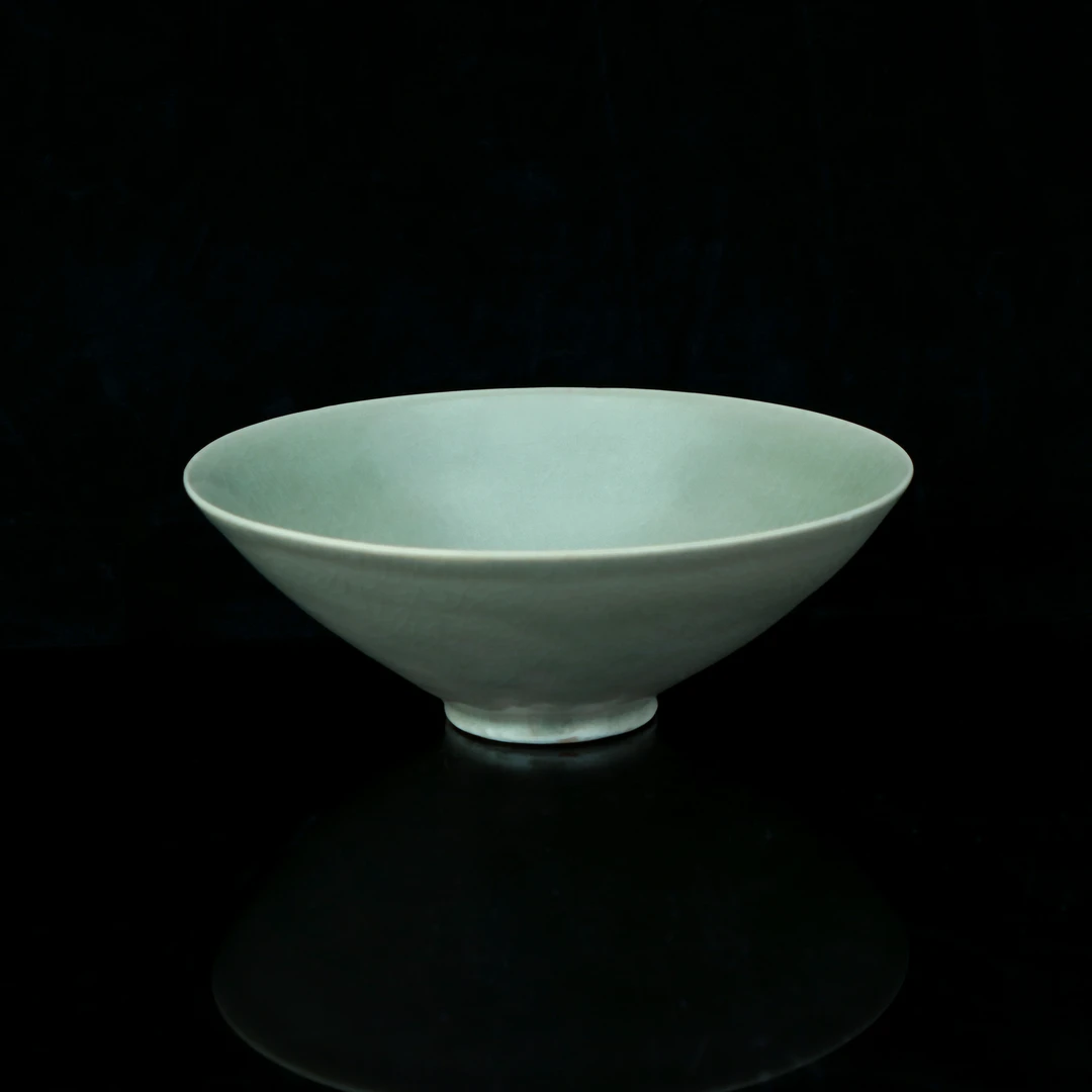 2.耀州窑青釉斗笠盏（蓝队）【古董拍卖】