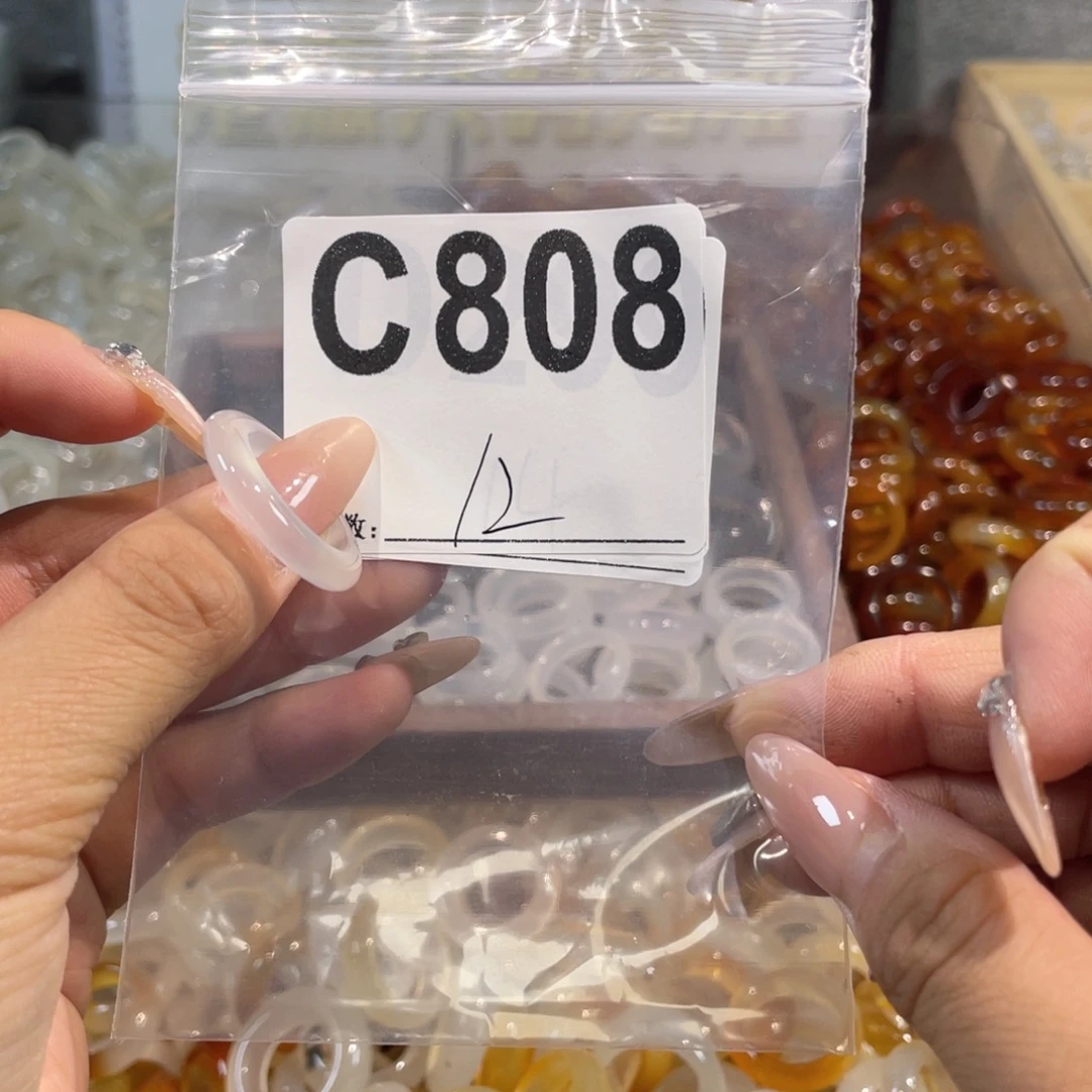 未镶嵌戒指玛瑙/玉髓808