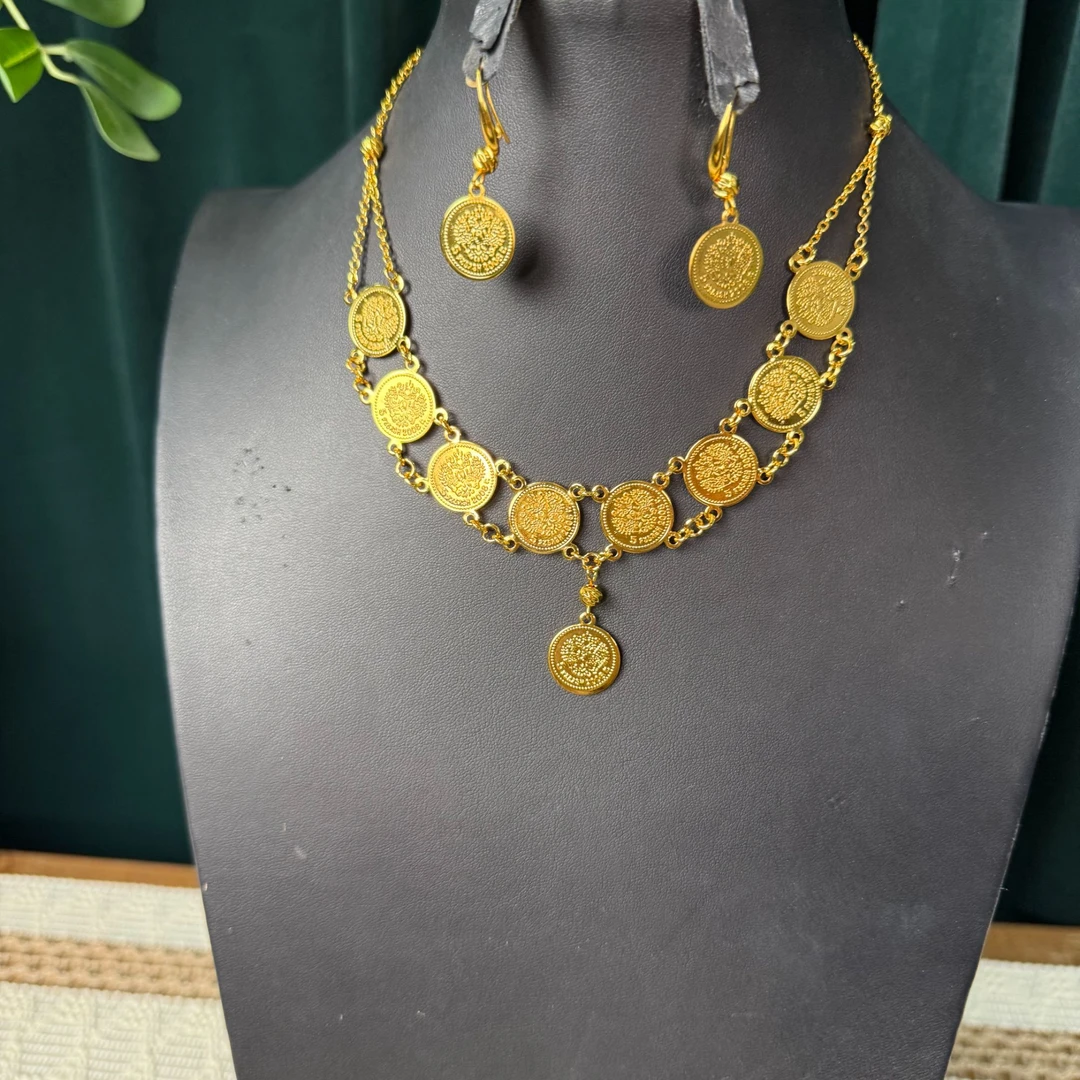 铜合金项链 TJ012 铜合金项链耳环两件套首饰