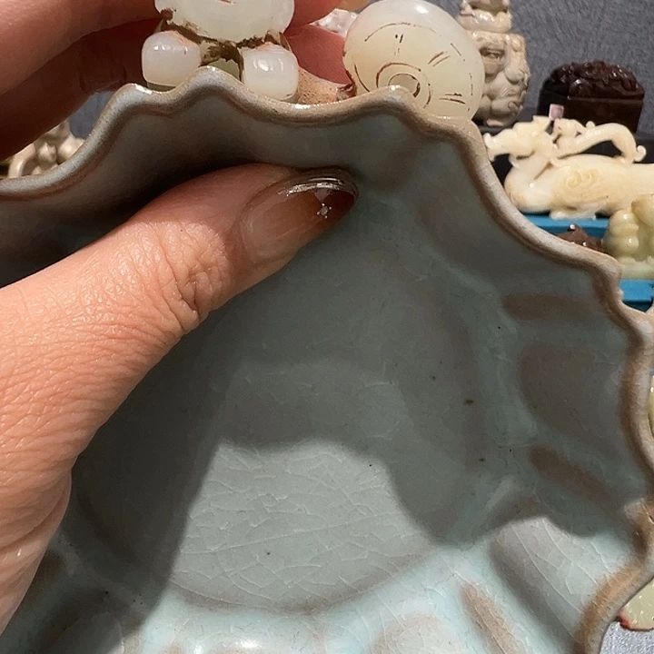 老***冬瓷片瓷器制作工艺品
