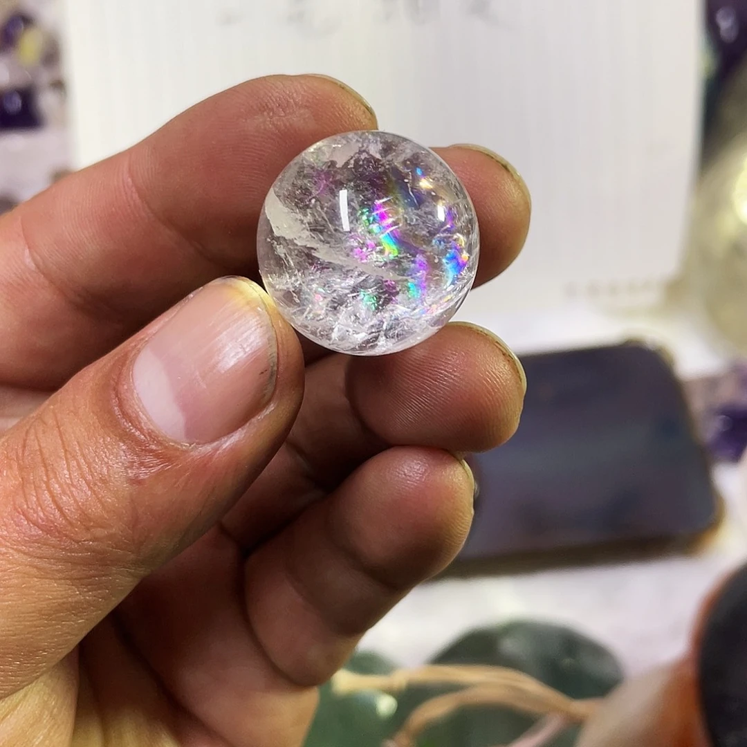 水晶颈饰未镶嵌玖****豆天然水晶