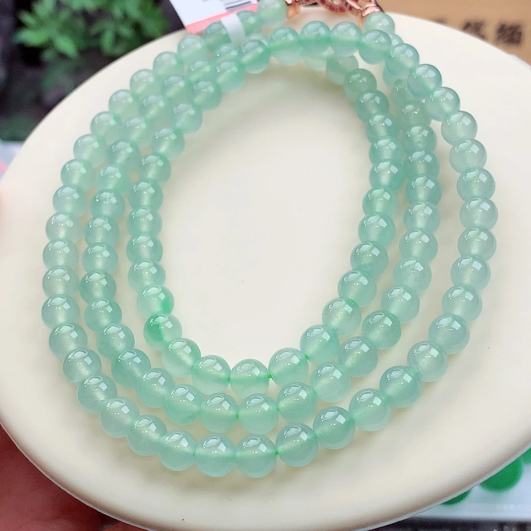 未镶嵌手链翡翠卡6mm