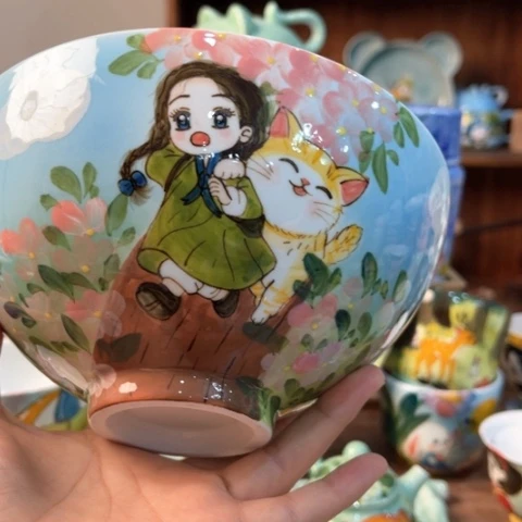 炉景德镇釉下手绘陶瓷