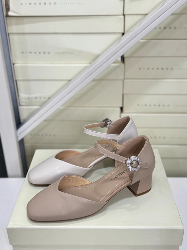 X567【漫步佳人】四季玛丽珍时装跟鞋