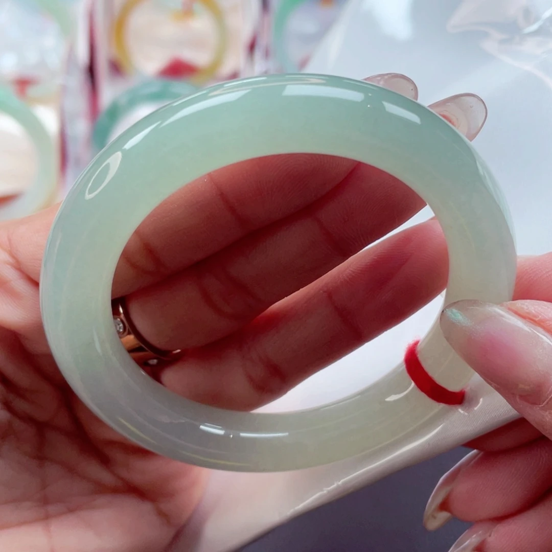 未镶嵌手镯(圆镯)翡翠5354 敏   02号