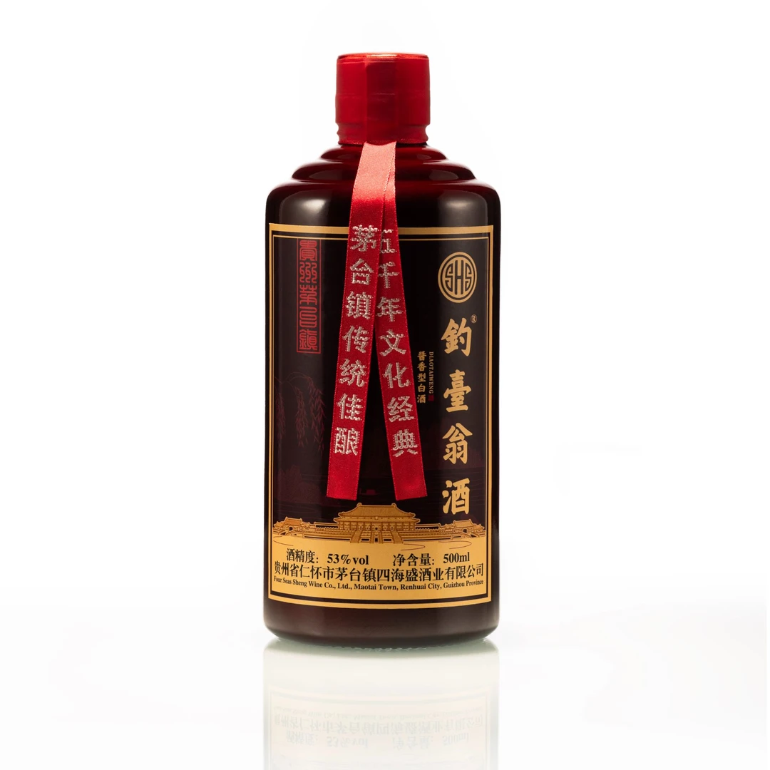 钓台翁酱香型白酒茅台镇53度500ml