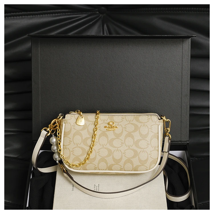 热卖新款麻将包轻奢百搭高级感单肩斜挎腋下洋气女士包包