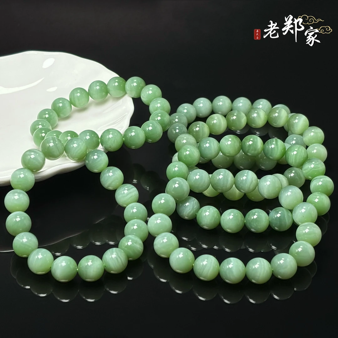 【老郑家】和田玉手串 多样性发一件 约12mm