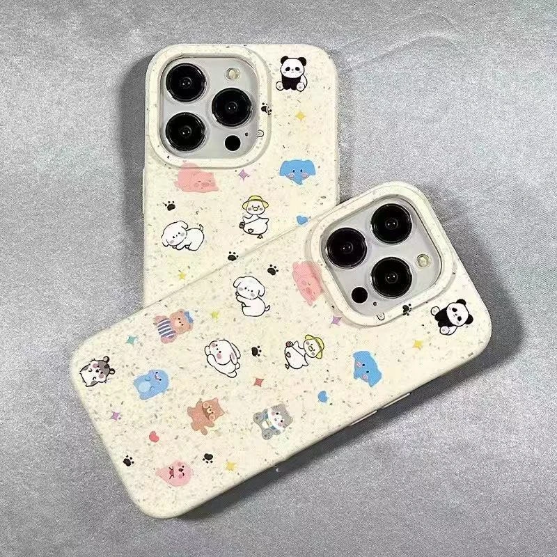 卡通可爱青春版苹果14pro萌系15promax手机壳防摔13/12简约11/X软