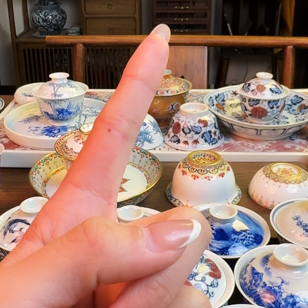 杯尚**鲜重工柴窑松竹梅将军罐两件
