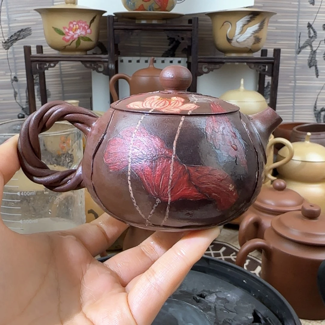 建水紫陶全品壶全手工