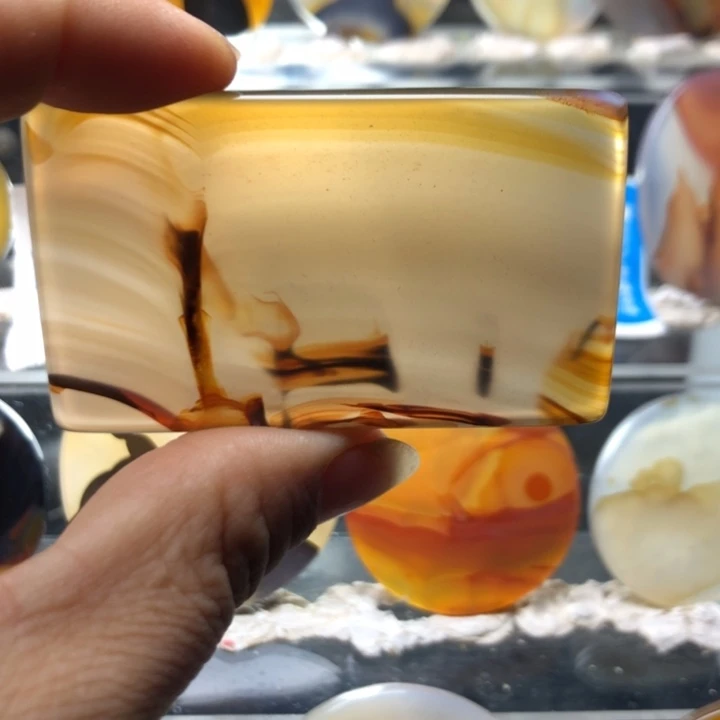 合金玛瑙/玉髓珠宝奇石58