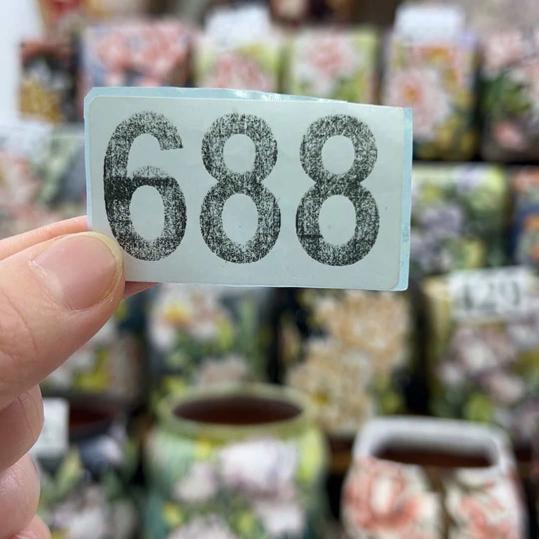 景德镇陶瓷花盆蓝*灵景德镇陶瓷花盆