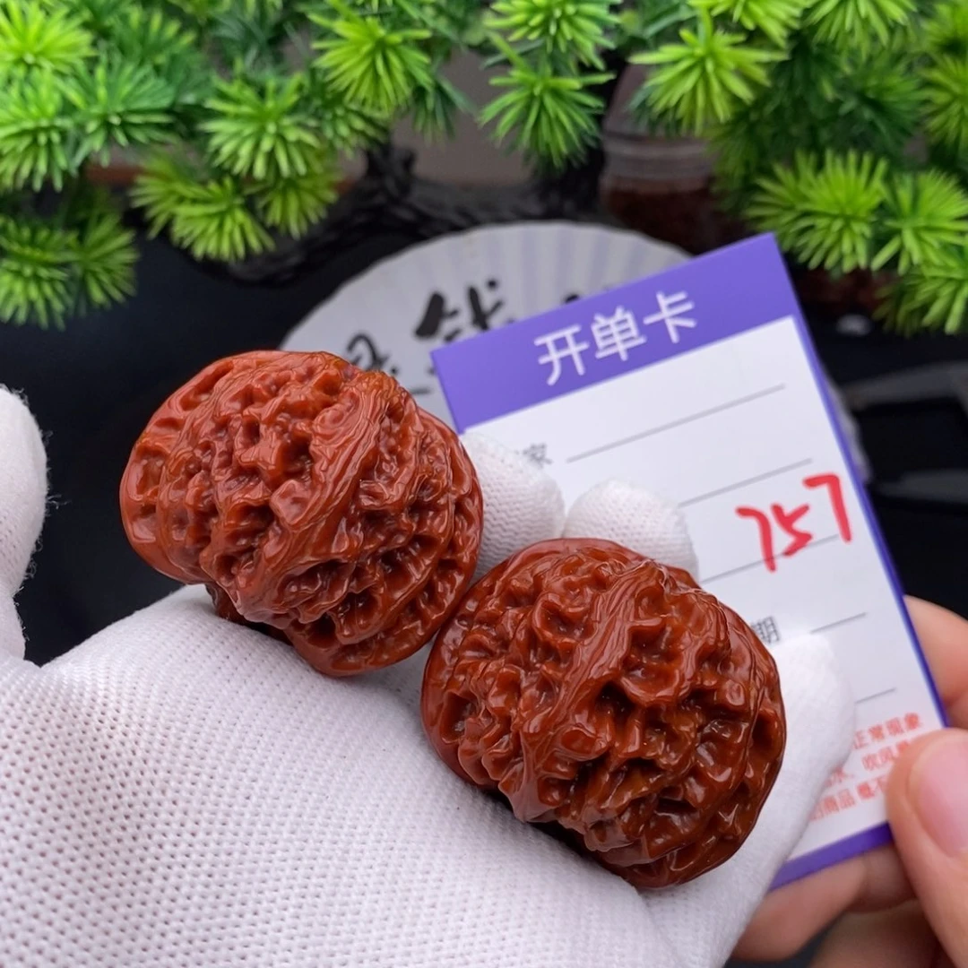 文玩核桃把件42苹果园757