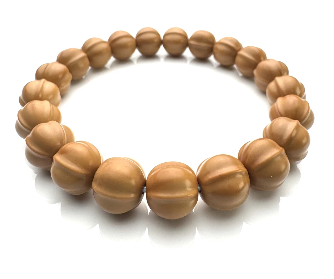 胖子猴头核桃手串【四花鲨鱼鳍】老型微瑕