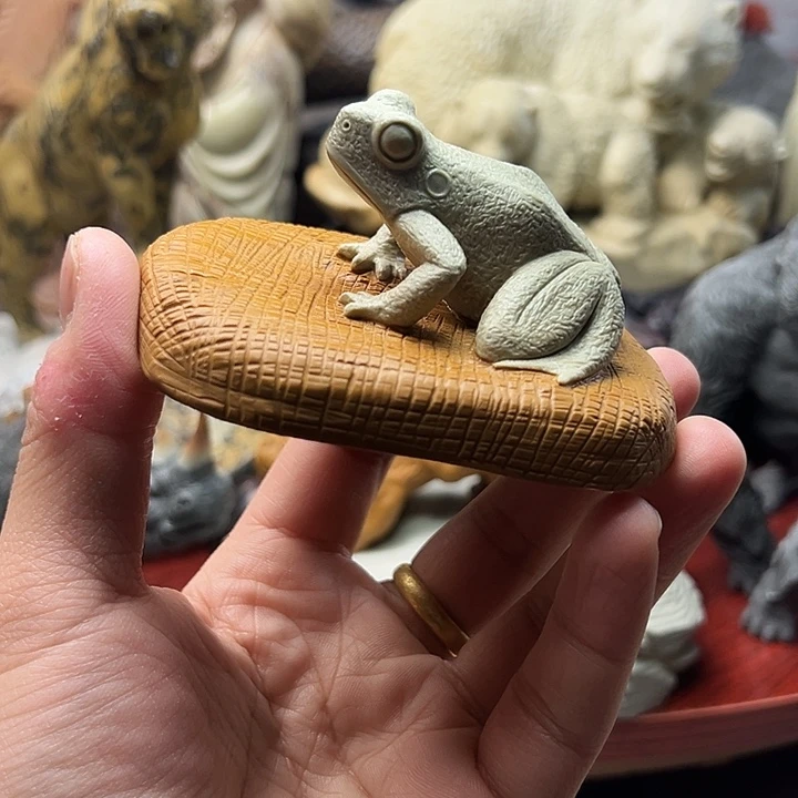 东北石松花石摆件