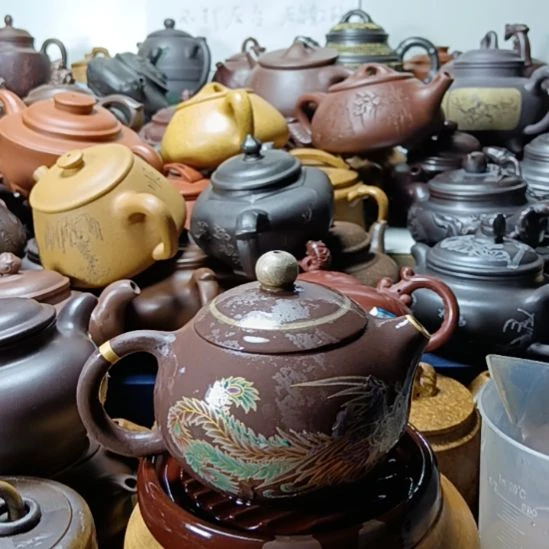 茶壶紫砂宜兴原矿紫泥柴烧手工280cc紫砂壶