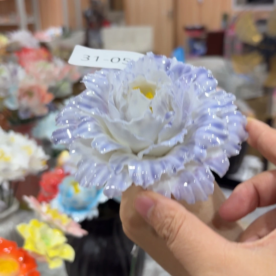 陶瓷花，20元包邮，退款拉黑3154瑕疵