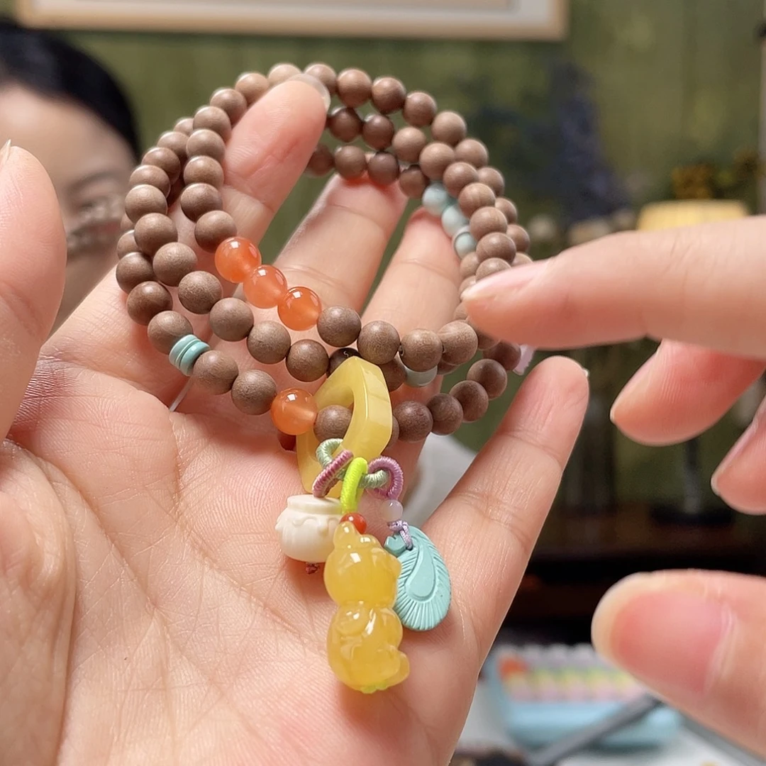 手链琥珀未镶嵌蜜蜡手链