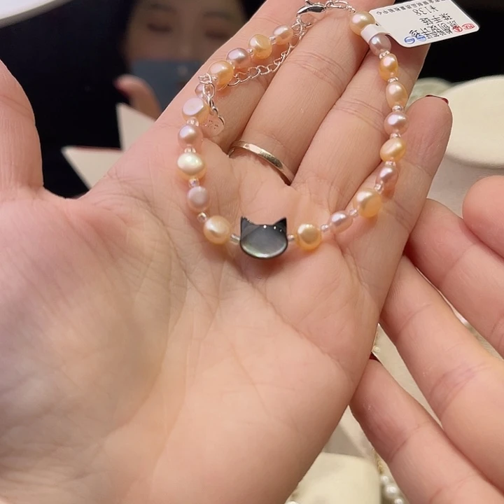 合金淡水珍珠手绳