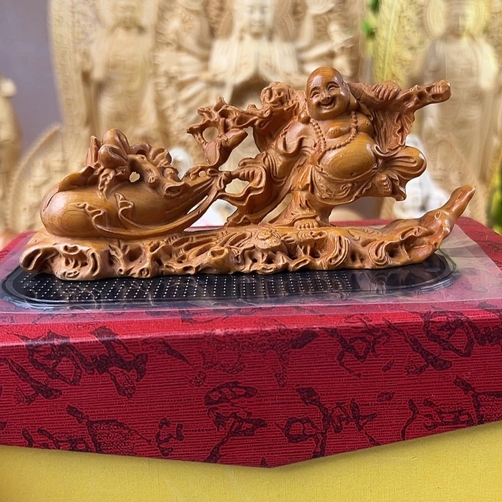 柏木（崖柏）布袋弥勒