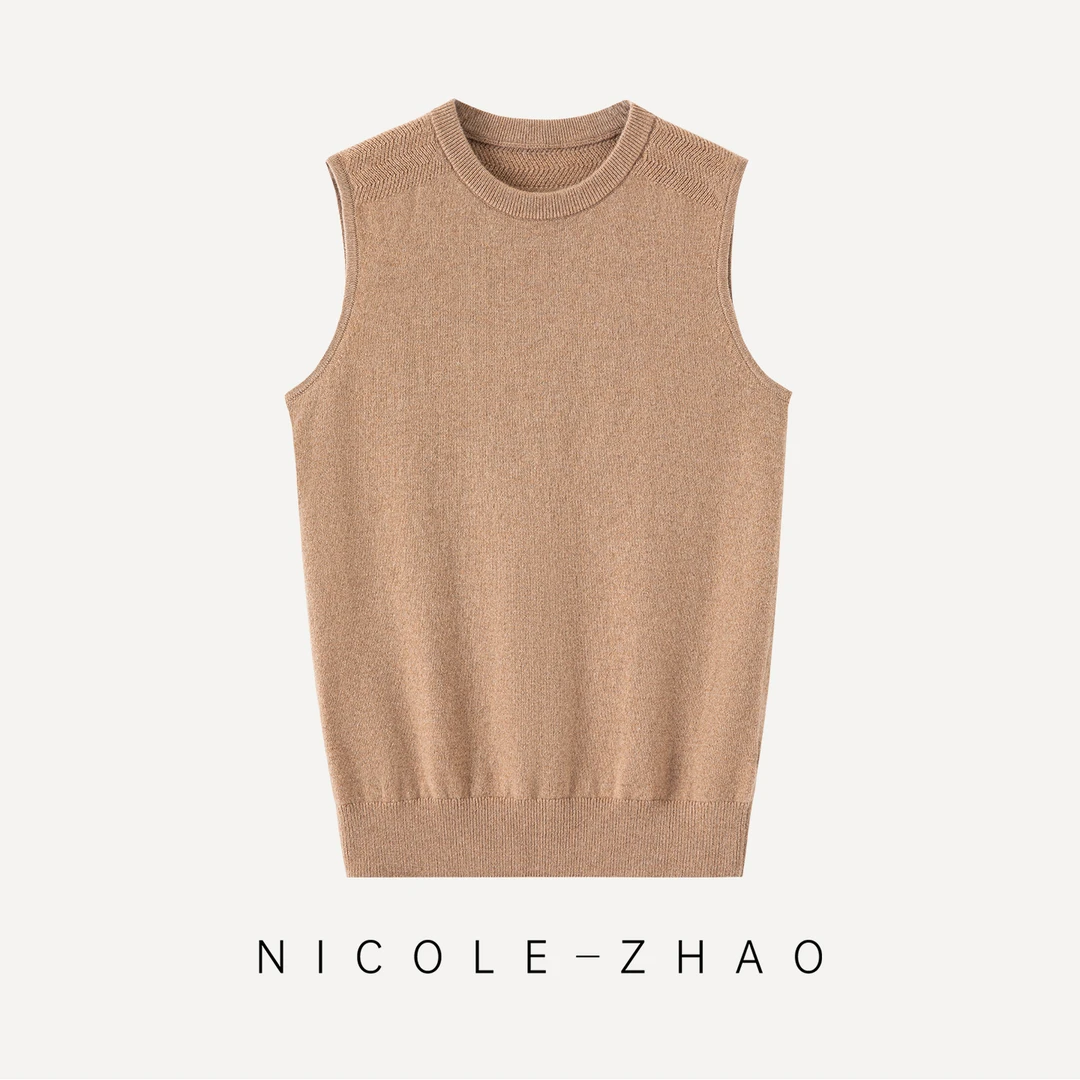 4NND306/4NCT307【贵姐NICOLE】进口面料25年设计师款针织打底背心