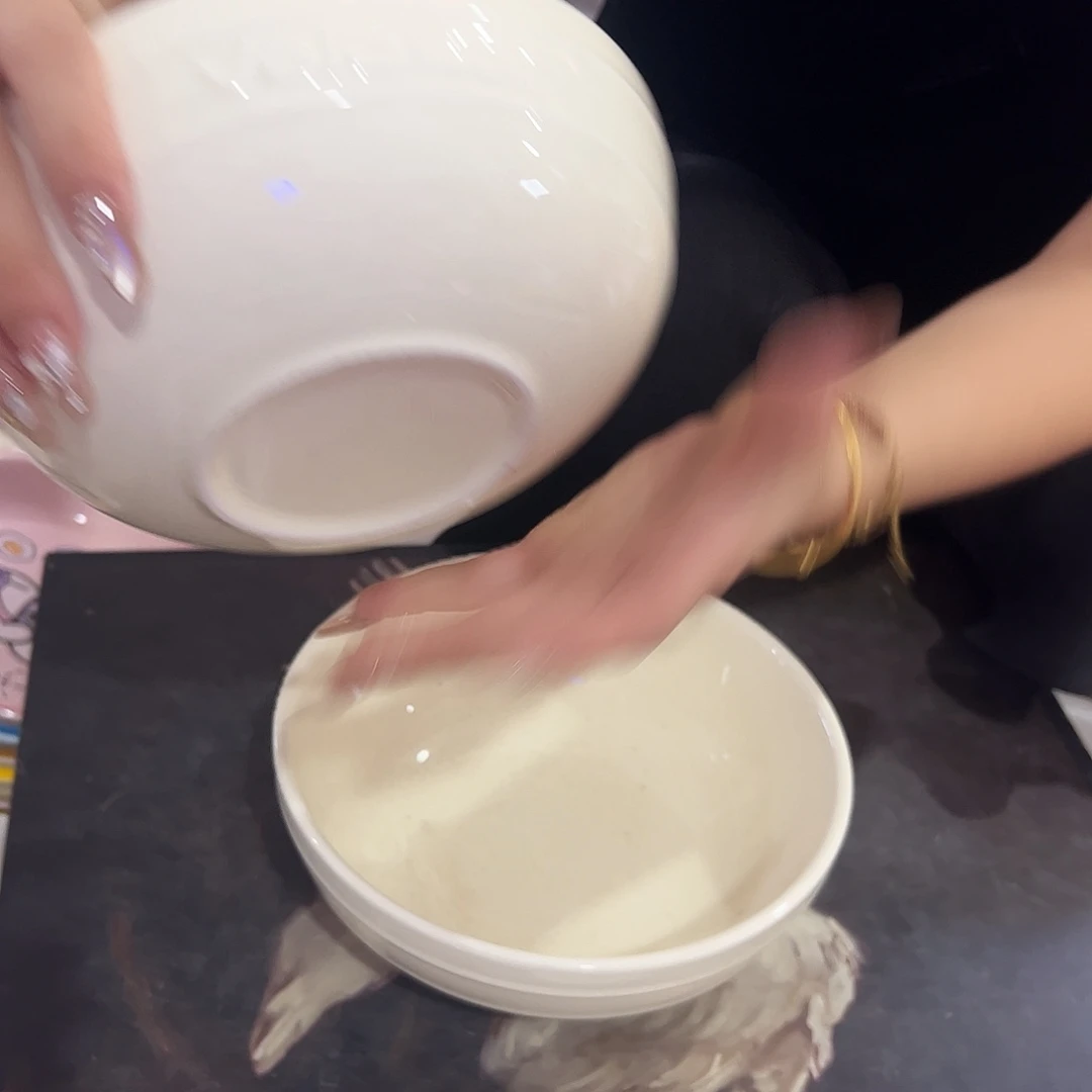 瓷片V7寸碗两个白色微瑕