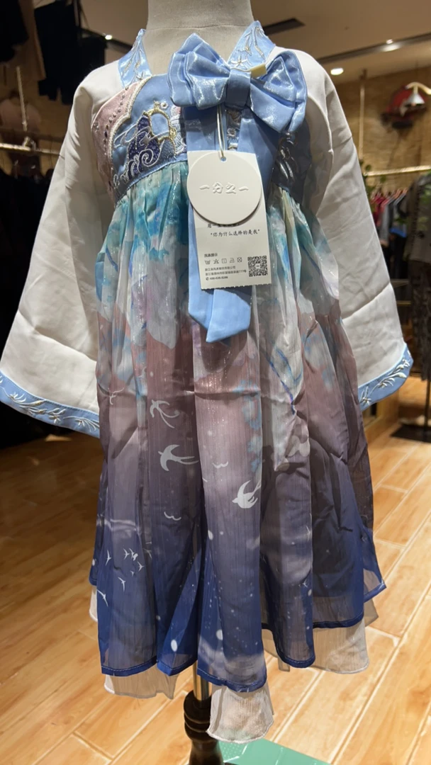 女童汉服古风连衣裙公主仙气改良古装襦裙夏季超仙