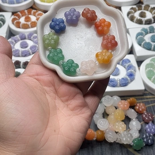 石英质玉（非洲翠）合金时尚简约精美大方