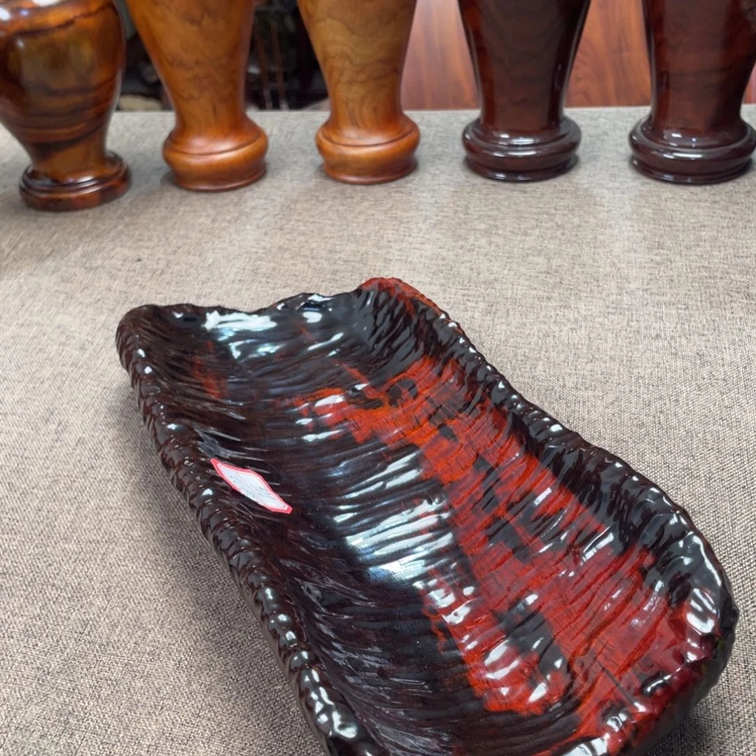 交趾黄檀（大红酸枝）果盘