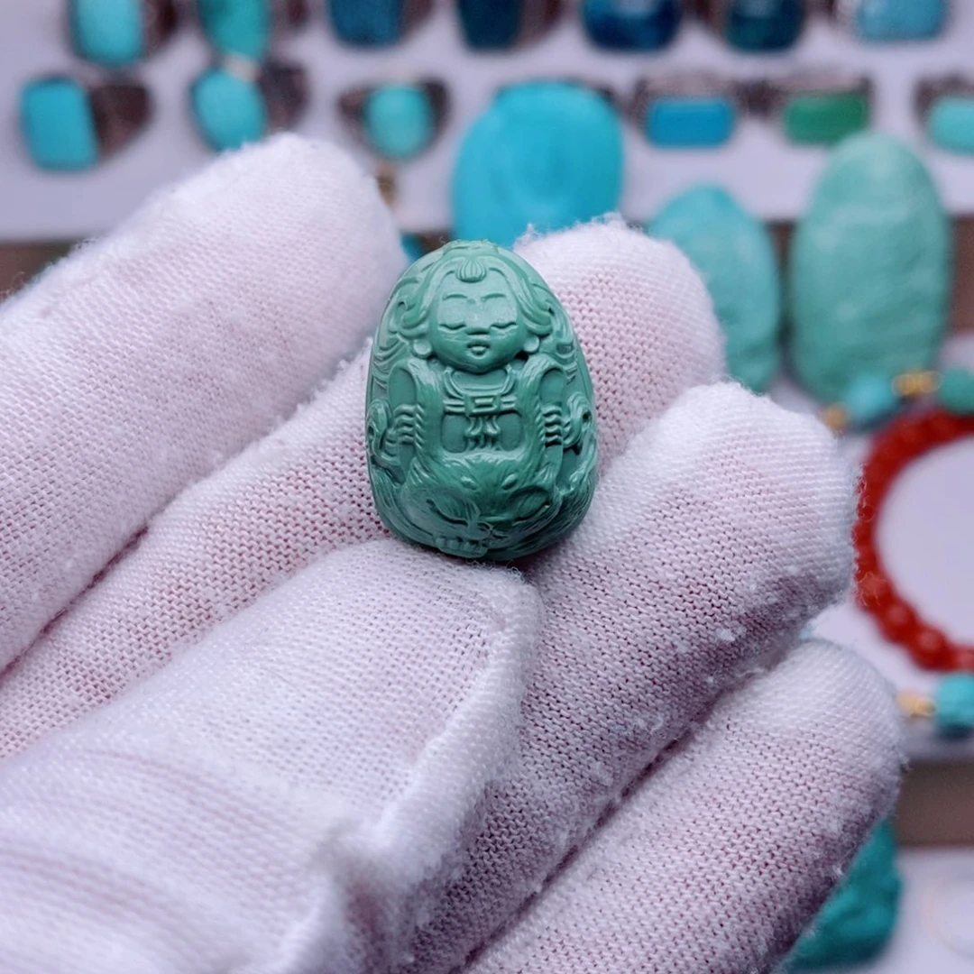 绿松石挂件未镶嵌