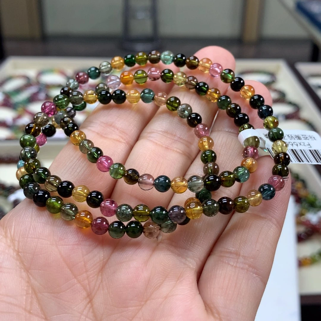 碧玺手链未镶嵌4.6毫米左右